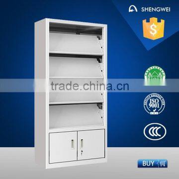 2 door new design from CN steel magazine bookshelf