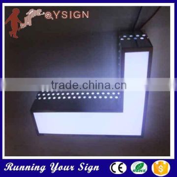 Hot sale metal punching holes frontlit led sign