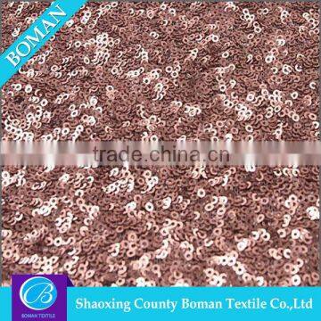 Dress fabric supplier Fashion Polyester embroidery beads net fabric