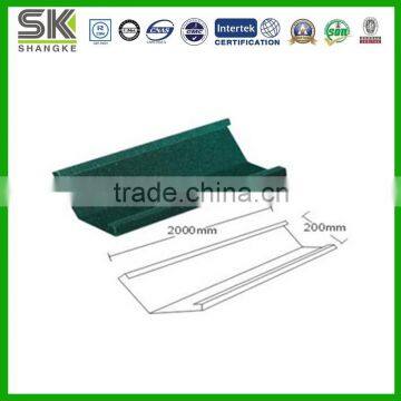 Green Stone Coated Zn-Al Steel Roof Valley Tray