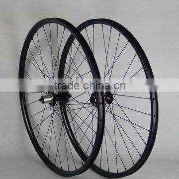 26 inch carbon MTB wheelset 22mm depth 24.2mm width Novatec D041/042 disc brake hubs 32H 3K Glossy                        
                                                Quality Choice