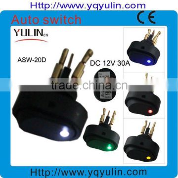 ASW-20D 12v white led auto illuminated switch