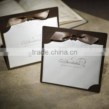 Concise stylish wedding invitation card ER-052