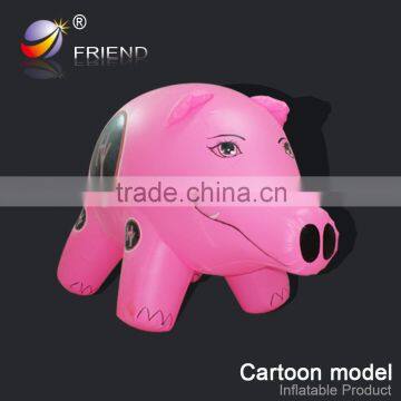 Digital Printing high quality advertising decorations ornaments inflatable cartoon characters pig