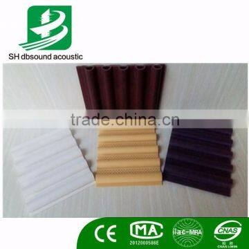 eco-friendly wpc acoustic panel for basement decoration