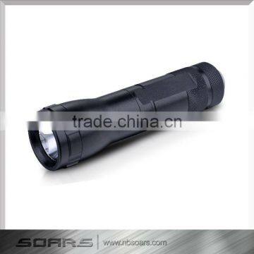 1+1 red led (tail) flashlight High Power LED Flashlight With Red Light on tail