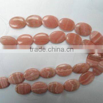 Gemstone dye rhodochrosite oval beads jewelry