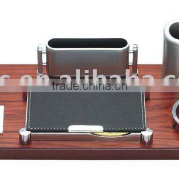 Wood desk organizer&Plastic card holderBF10070