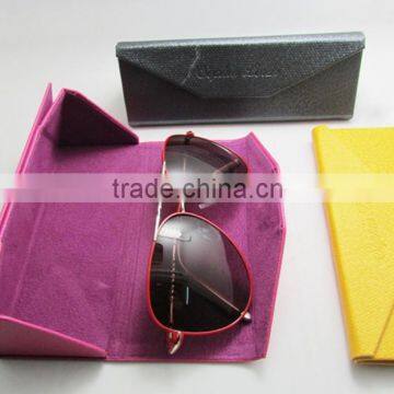 Custom Folding Glasses Case Leather Folding Glasses Cases