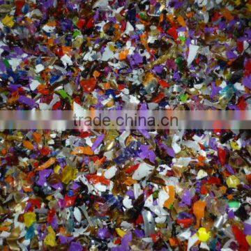 GL mixed color PET flakes