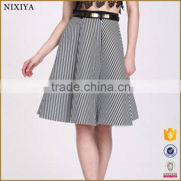 Latest Model A Line Skirt Women Knee Length Summer Skirt 2016