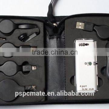 Black USB Travel Sets in White Color Suitable for Business Travel/coorperate Gifts photo-2