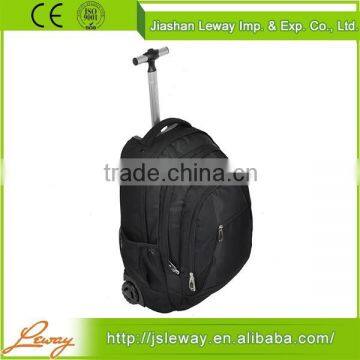 Cheap professional Wholesale new design computer backpack with drawbar