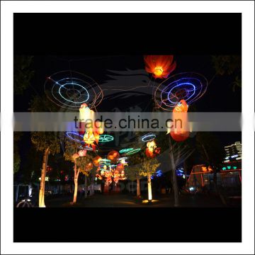 outdoor fish lantern street lighting decoration