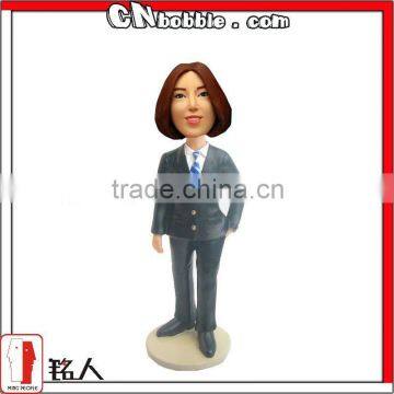 female birthday party souvenir personalized resin bobblehead & figurines