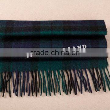 Wool Cashmere Scottish Tartan Scarf WCS14112210