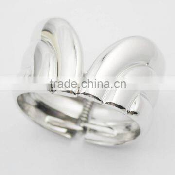 Wholesale High Quality Hammered Craft Metal Jewelry Wide Cuff Bangles photo-6