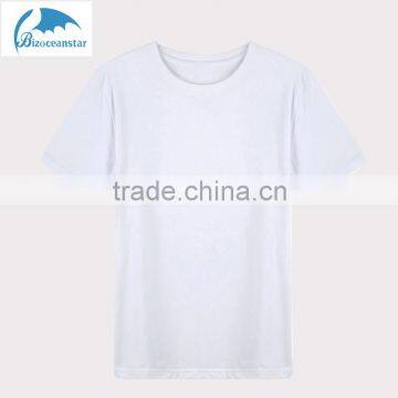 White cotton round collar advertise polo custom t-shirts concert T-shirt group wholesale