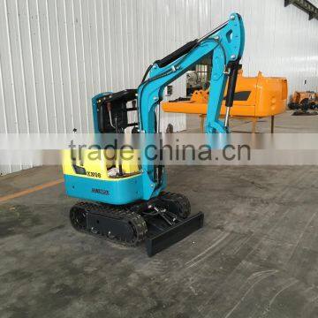 China New Model Mini Wheel Excavator with Diesel Engine for Sale