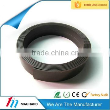 flexible rubber magnetic extrusion strip with TESA adhesive magnet strip