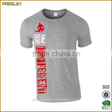 Presley oem men short sleeve hot sale breathable custom cheap t shirt printing