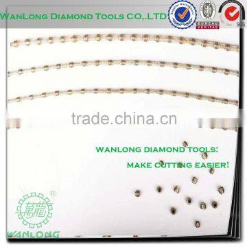 10.5mm diamond sintered wire saw for sandstone cutting and quarrying- diamond wire saw accessories(diamond beads) manufacturers