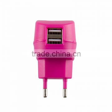 universal USB POWER Adapter ,dual usb travel charger with usb port