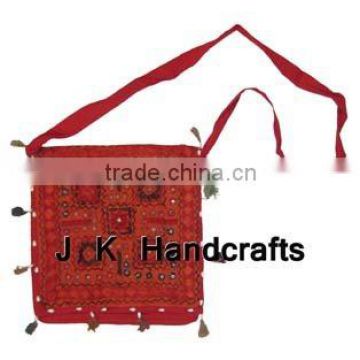 Attractive fully Handmade Embroidered Mirror-worked Bohemian style bags in India