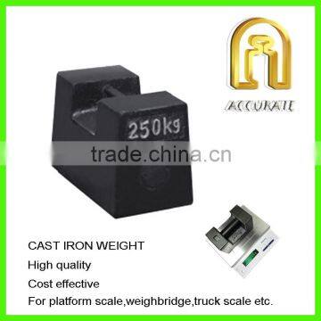 M1 cast iron weights 250kg 500kg 1000kg, 250kg cast iron block weights, black calibration weights