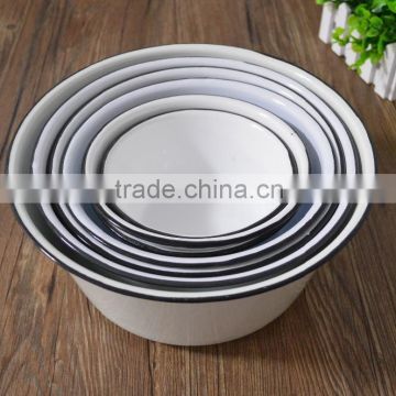 Logo customized dia16cm metal bowl