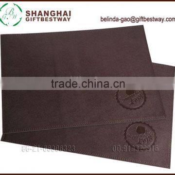 High quality low price Restaurant PU leather Table mat