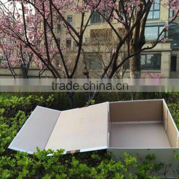 Accept custom order and paper material cardboard box for t-shirt packaging
