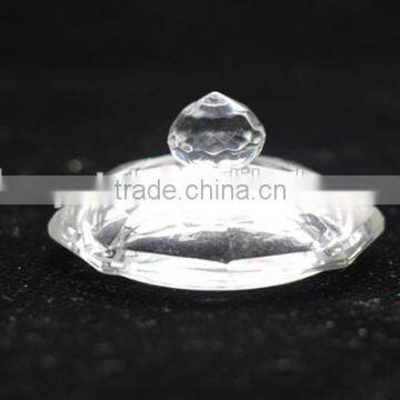 Crystal Glass Sugar Bowl With Lit for Sugar Stock Table Decoration photo-4