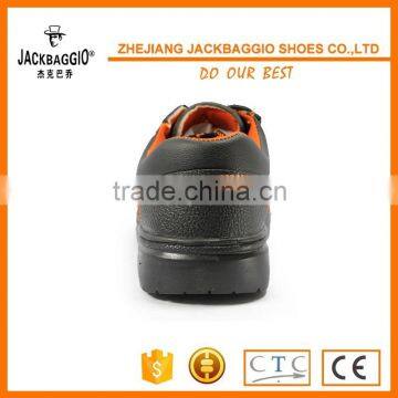 Waterproof Black Leather Oil and Acid Resistant Industrial Safety Shoes Slip Resistant Safety Footwear photo-4