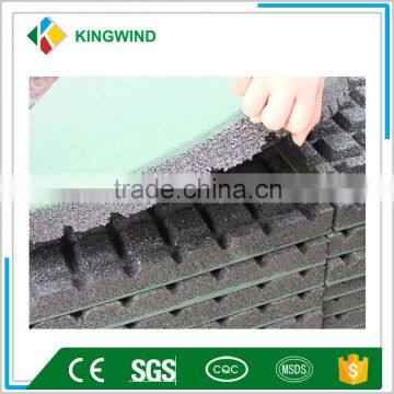 black ground color surface rubber sheet floor mat rubber tiles