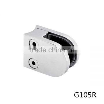 AISI304 Large Square Glass D Clamp for round Surface (G105R)