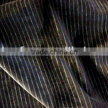 stripe velveteen suit fabric