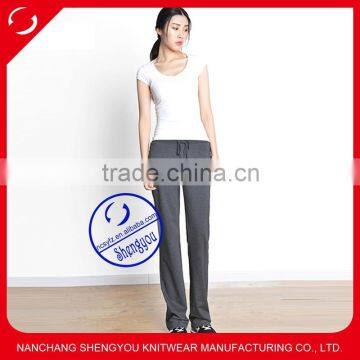 Custom cotton spandex whoelsale jogger pants for women