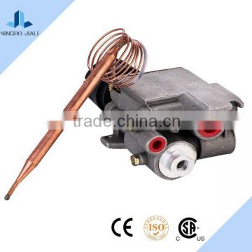 Gas oven temperature control valve