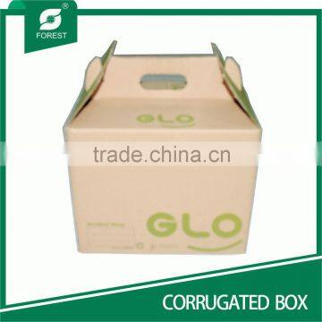 TRADE ASSURANCE CORRUGATED GABLE BOXES WITH HANDLE