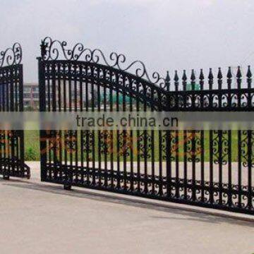 Luxury Big Sliding Double Single Wrought iron Gate