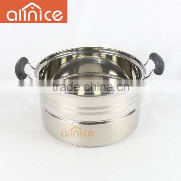 Allnice-wholesale Stainless Steel Double Boiler/ Steamer Set From China photo-6