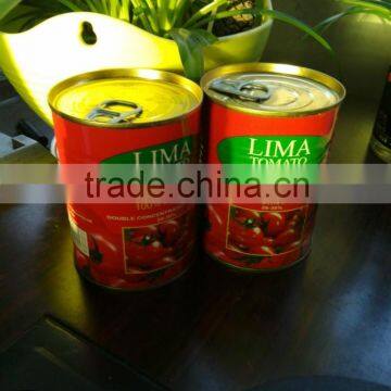 Canned Tomato Paste Manufacturer Supply Good Quality Products Wiht Easy Open Lid