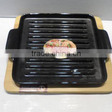 Square Steel Baking Plate for Kitchen bbq set