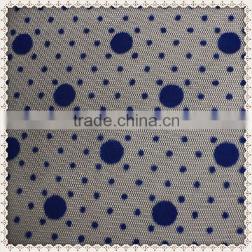 nylon/polyester flocking mesh fabric