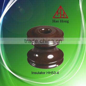 HAO HONG Low price porcelain spool insulator HH53-4for low voltage circuit