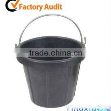 Rubber bucket,Industry bucket,cement pail,rubber barrel 12L,rubber pail