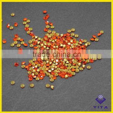 Wholesale Hyacinth Price Pointback Crystal Glass Chaton Stones photo-5