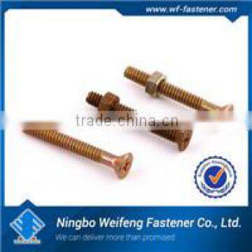 High strength good price zhejiang fastener manufacturers metric hex bolts 10.9 with zinc plated made in China