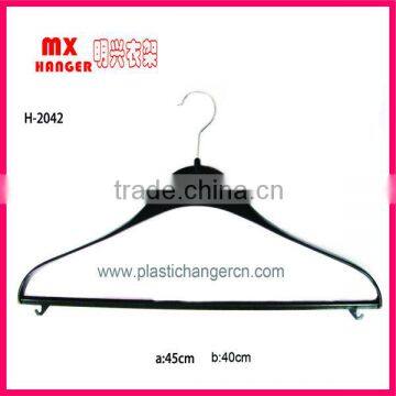 Mingxing plastic suit hanger ,pp suit hangers ,plastic suit hangers